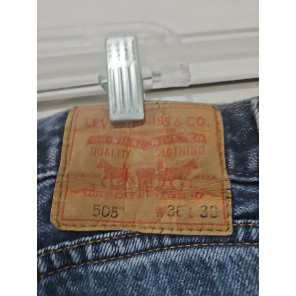 Levi Strauss Signature Mens Straight Fit Denim Jeans 38 x 30 - Picture 2 of 4